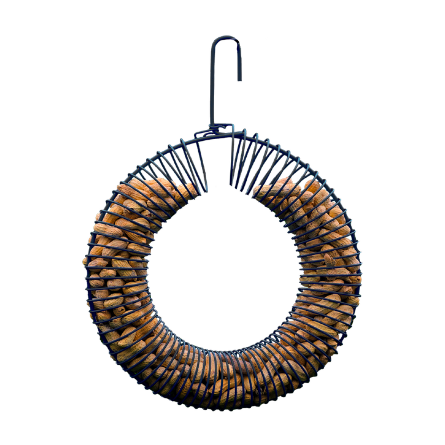 armstrong coil peanut bird feeder on white background